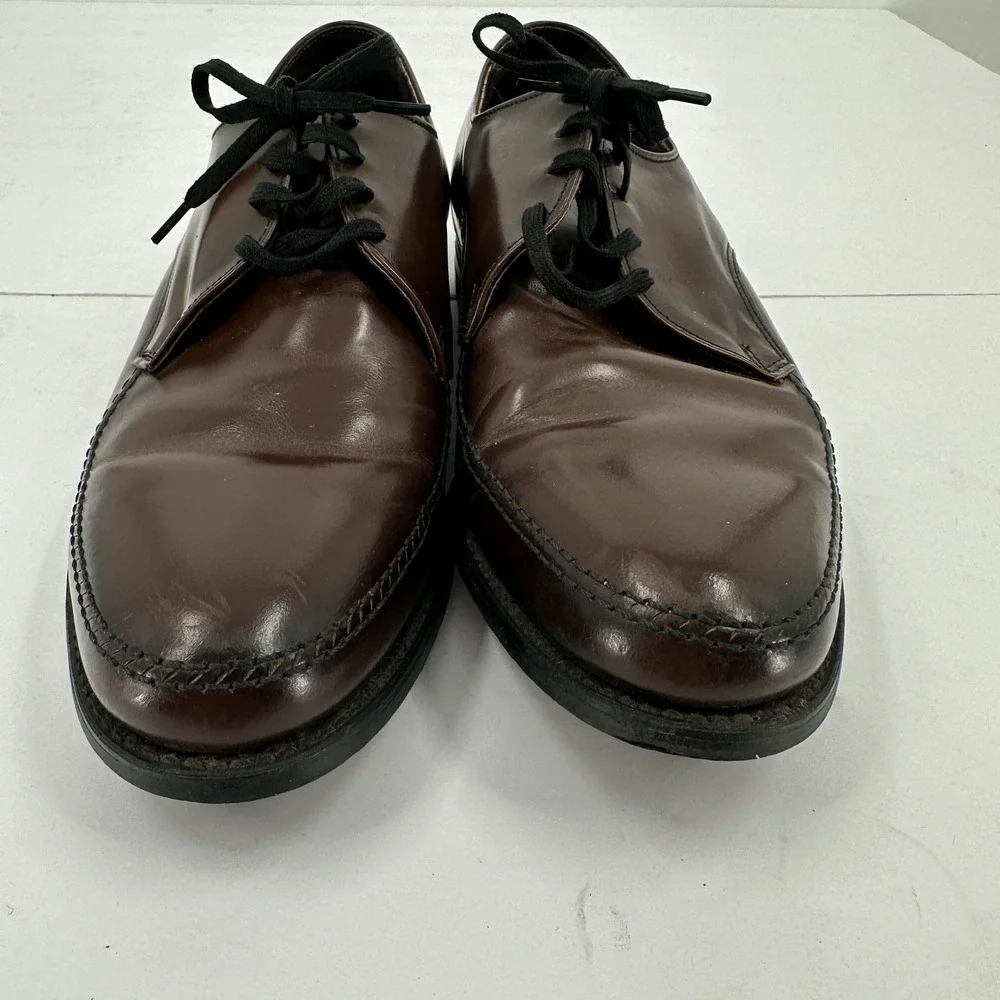Goodyear Mens Brown Leather Oxford Dress Shoes Lace Up Formal Work Size 8.5 E‎